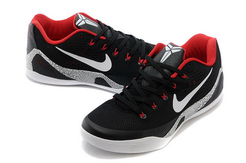 Nike Kobe 9 Low Shoes For Womens Black White Red Taiwan